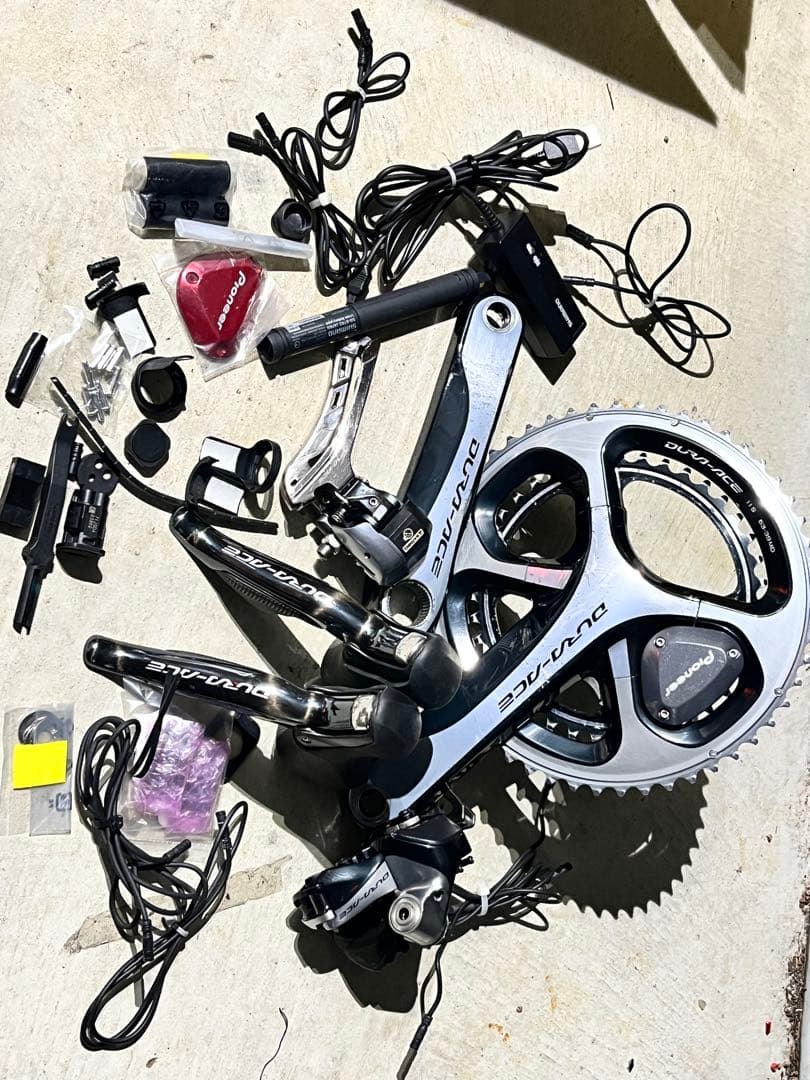 美品 デュラエース Di2 フルセット 両足パワーメーター付属