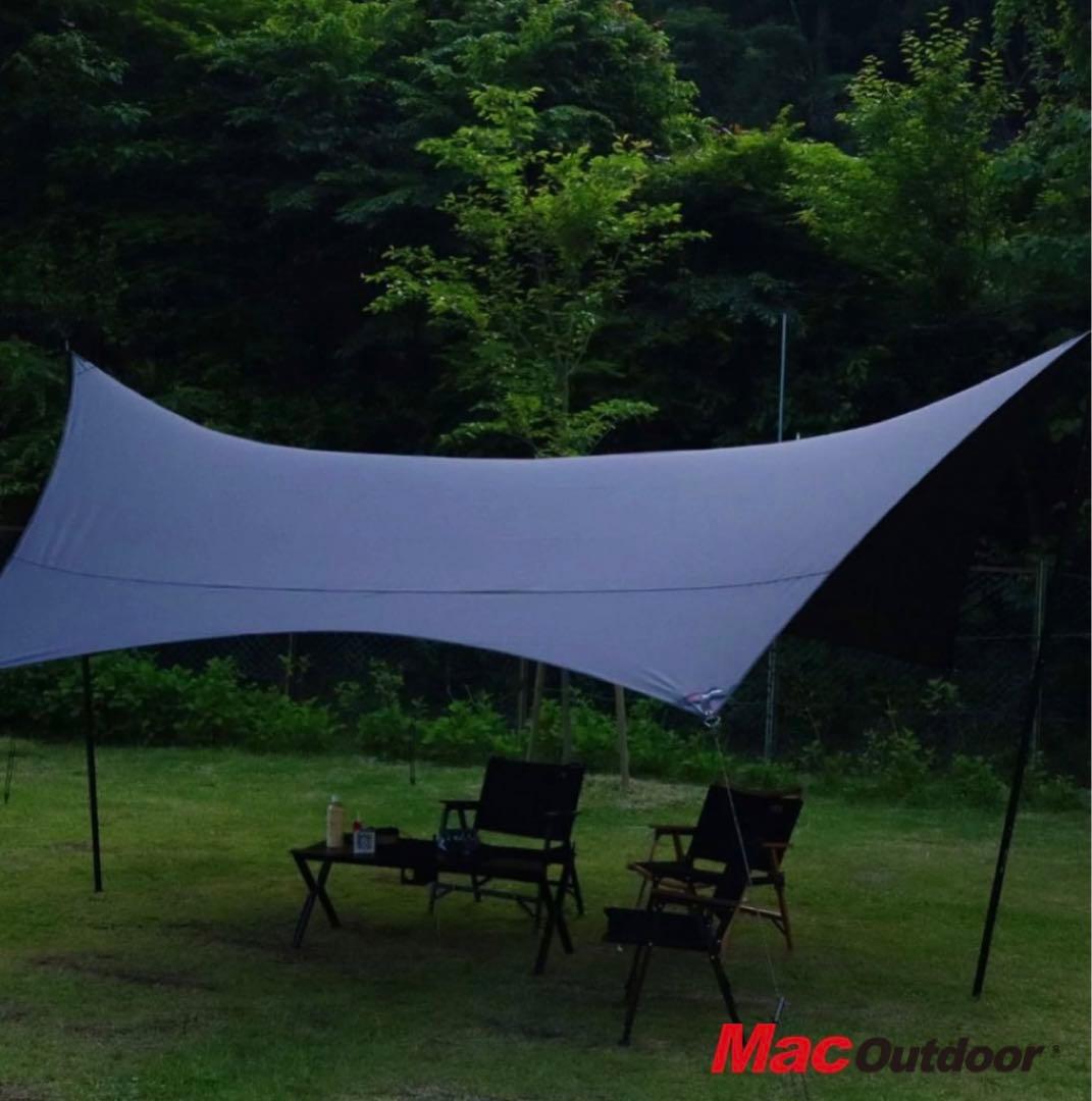 Mac ONE ヘキサタープL 人気チャコール色 YUNANポール&ポールケース