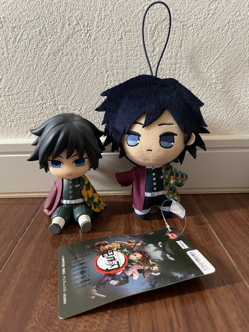 鬼滅の刃　冨岡義勇　ゆらゆらヘッド　ナムコ限定ぽてっとフィギュア　ぬいぐるみ