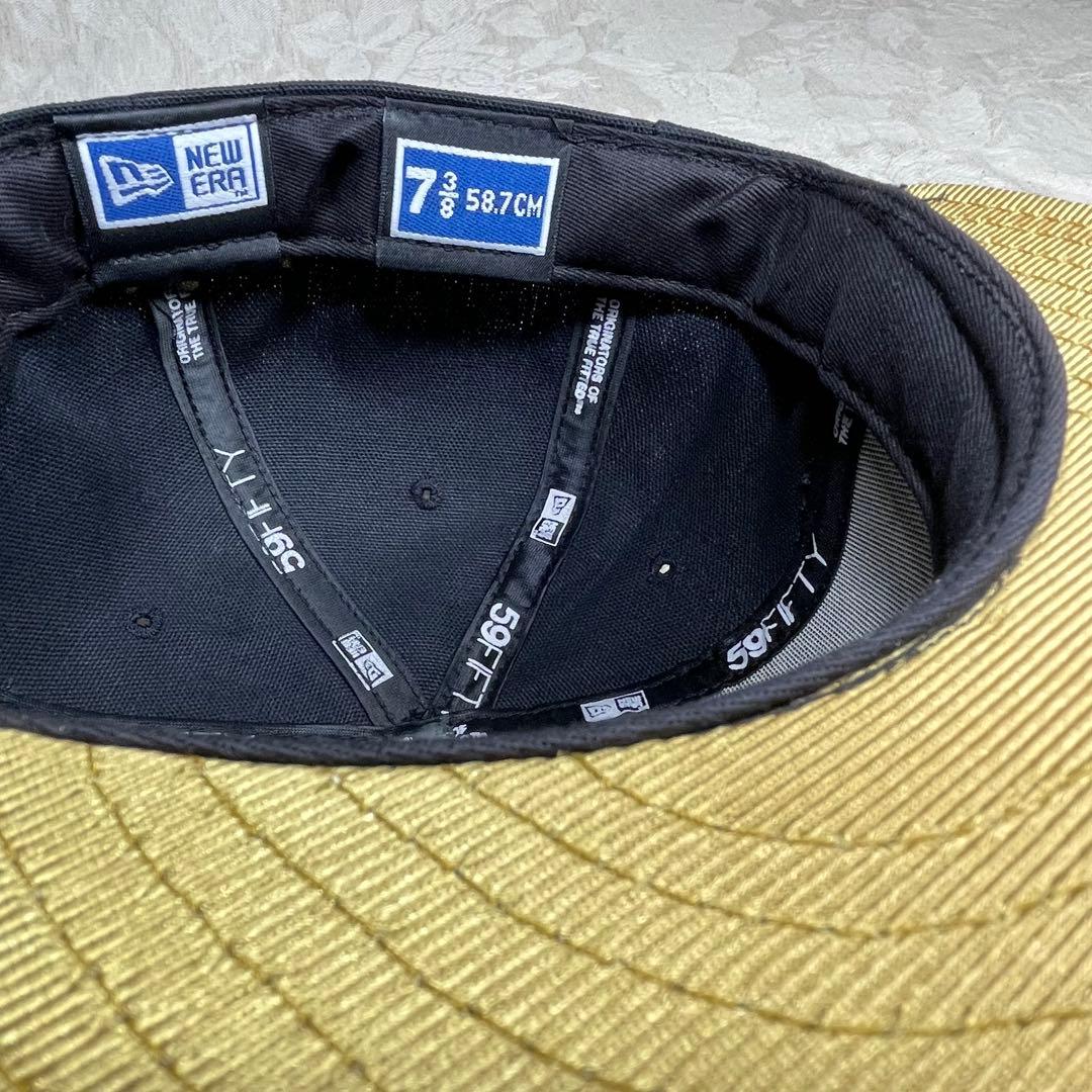 未使用！ 横浜ベイスターズ NEW ERA キャップ 旧ロゴ β ベータ 黒 金