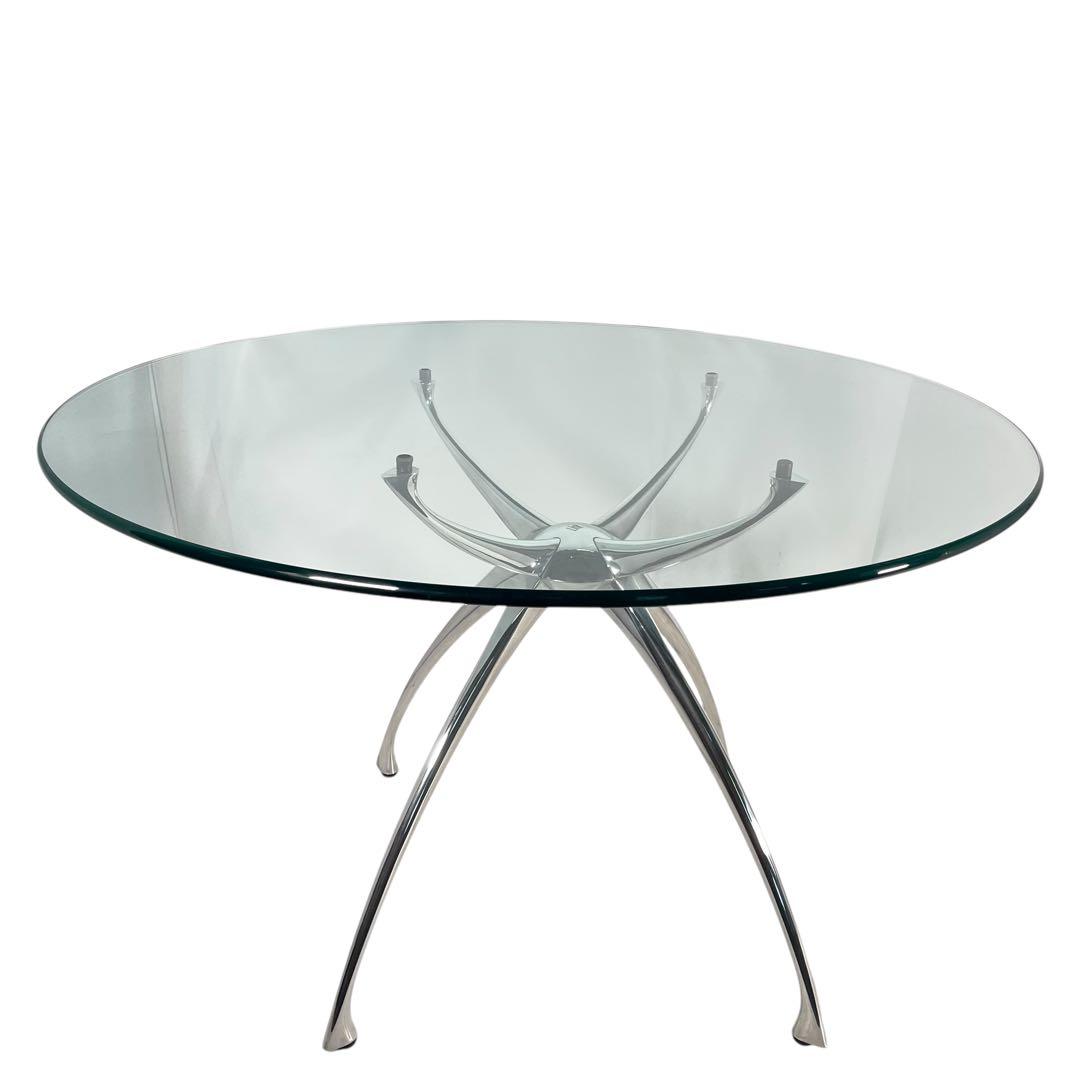 HR462 【Link】アダル ADAL リンクテーブル　ガラステーブル