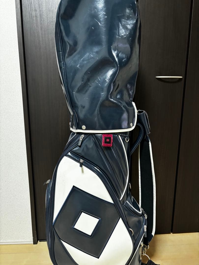 オノフキャディバッグOB0920 ネイビー/ホワイト