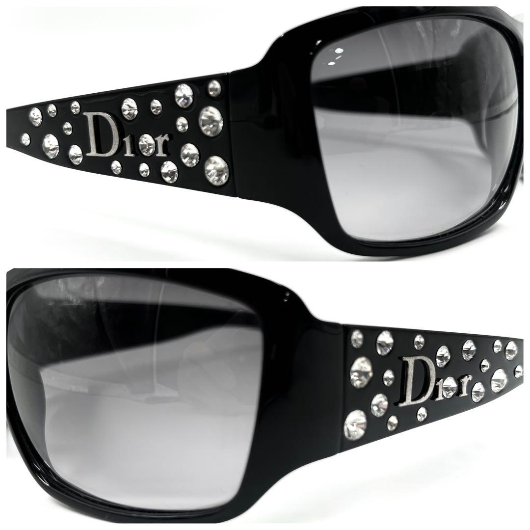 【レア】ディオール サングラス ライトストーン ブラック グラデ アーカイブ