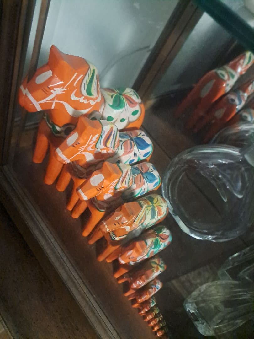 スウェーデン Nils Olsson ダーラナホース 13 体　馬　置物　土産