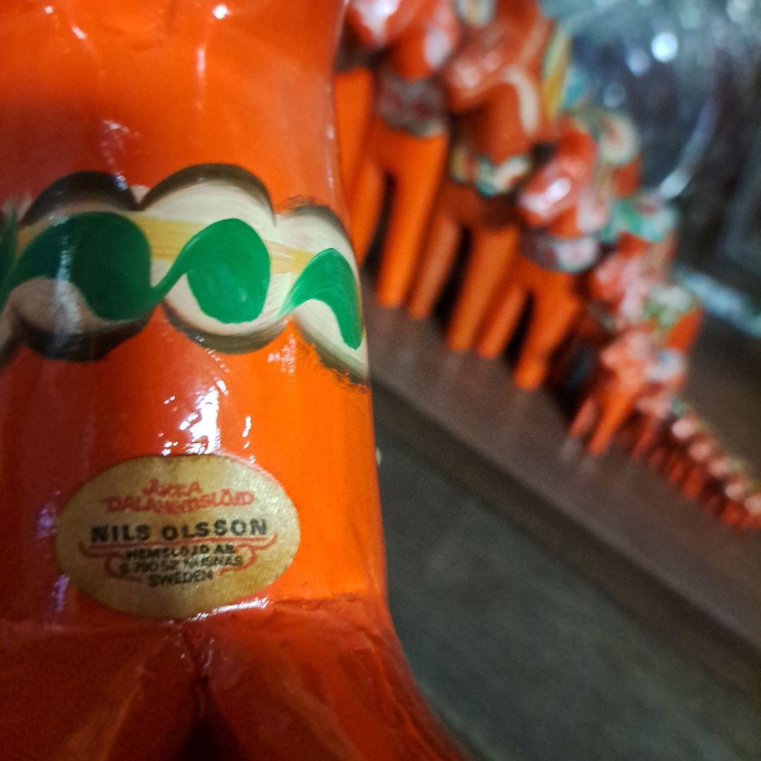 スウェーデン Nils Olsson ダーラナホース 13 体　馬　置物　土産