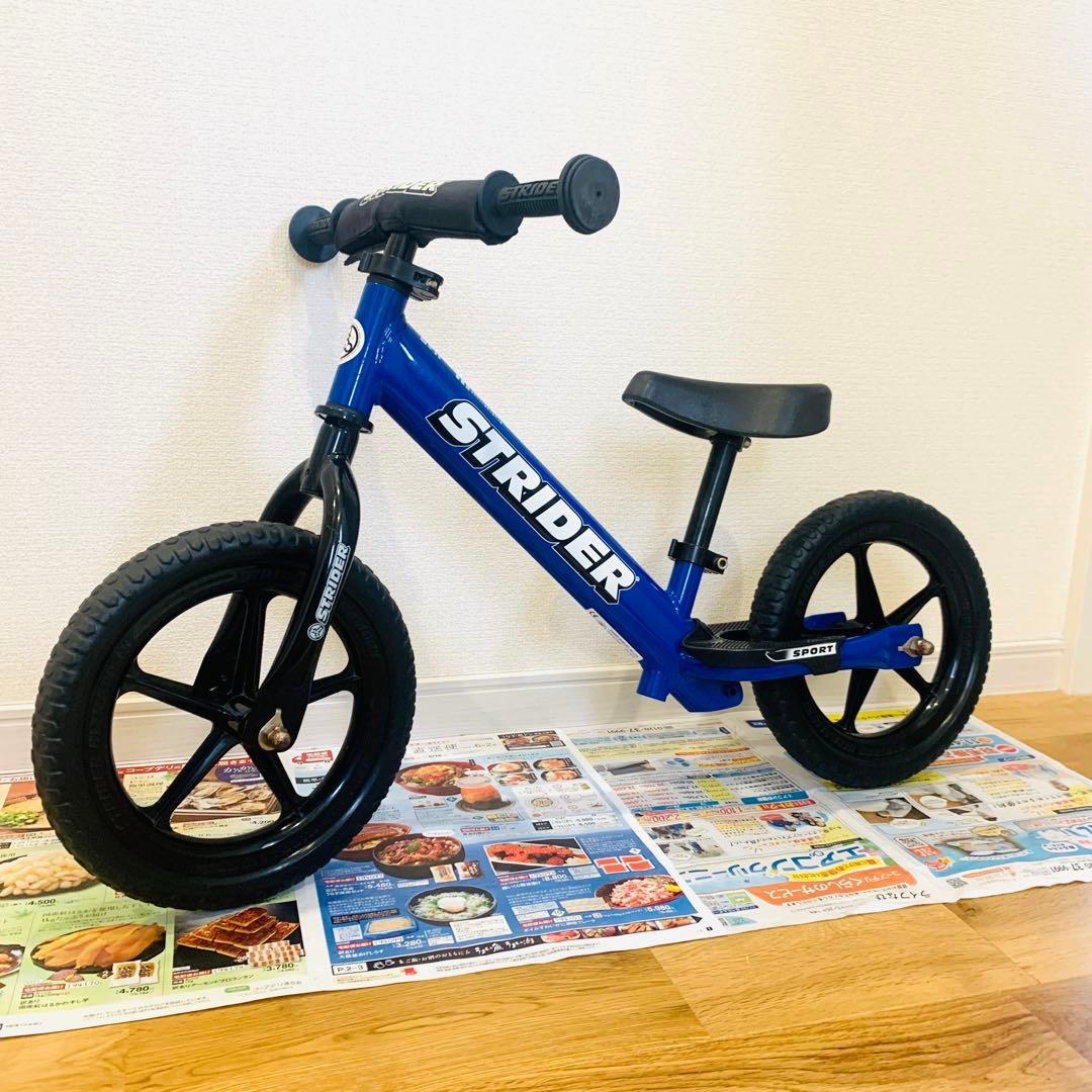 ストライダー STRIDER 12 スポーツモデル バランスバイク ブルー 青