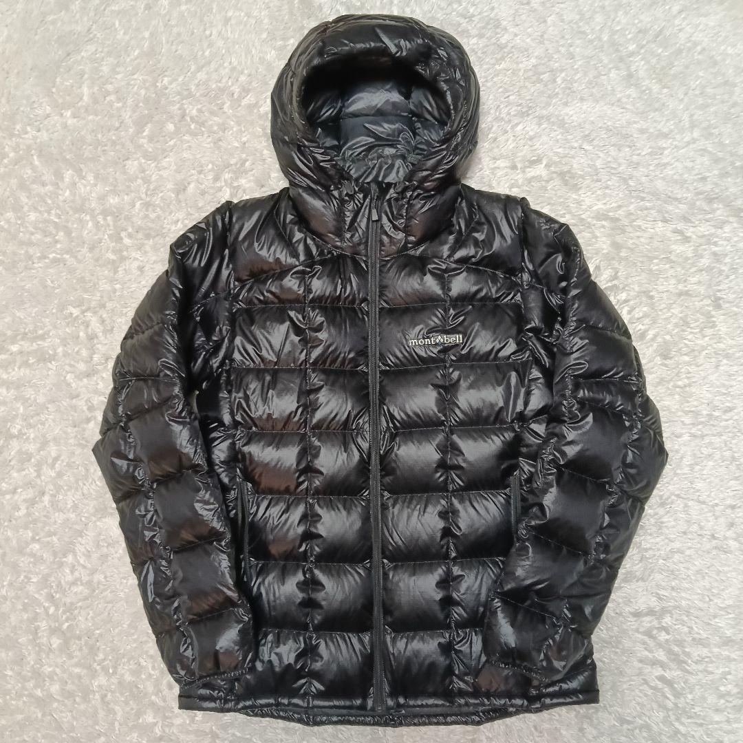 【未使用級】montbell ブラック スペリオダウンパーカー 800フィル