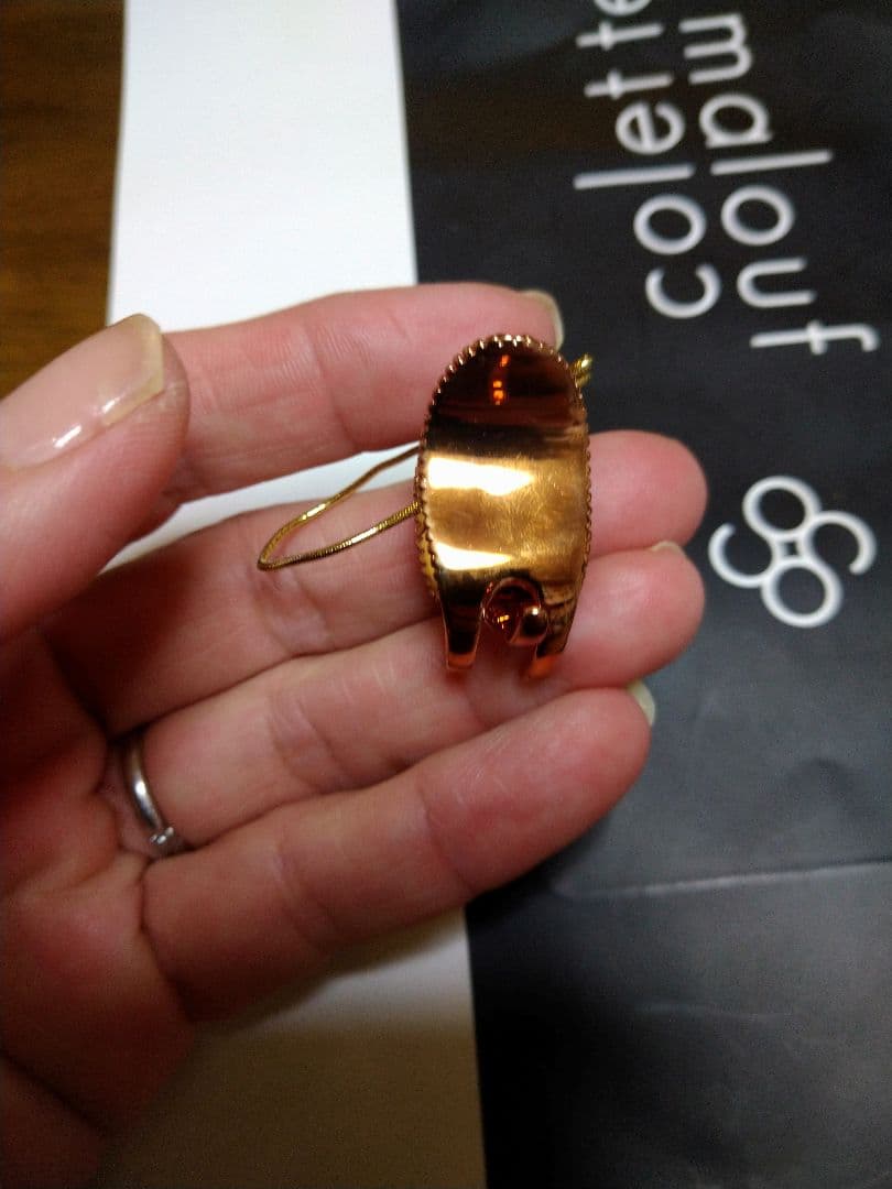 コレットマルーフ メタルペブルジョークリップ