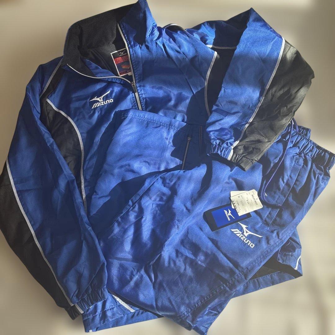 Mizuno ウィンドブレーカー Sサイズ 青