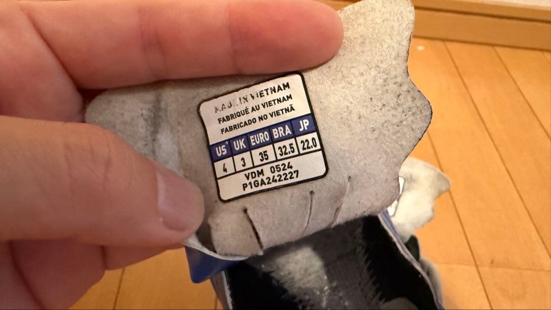 モレリア&モナルシーダ【22㌢】Mizuno サッカースパイク ホワイト/ブルー