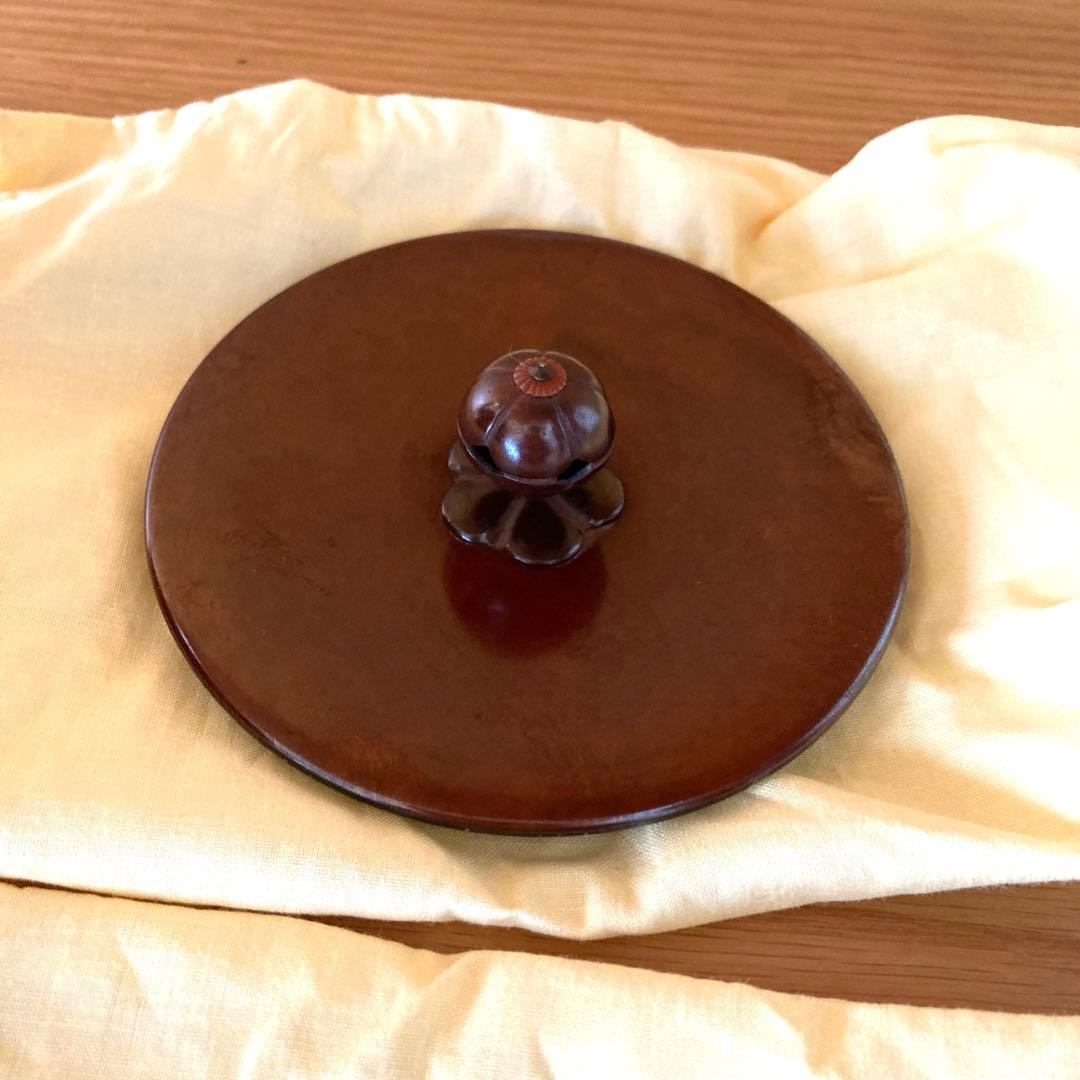 【茶道具】唐銅　朝鮮風炉　釜　一ノ瀬宗和　菊地正直