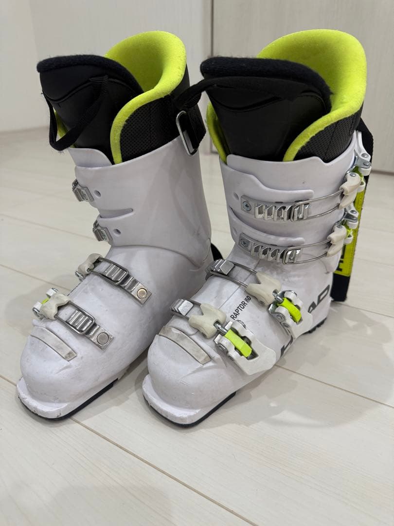 HEAD 子ども用 21/21.5cm ホワイト/イエロー