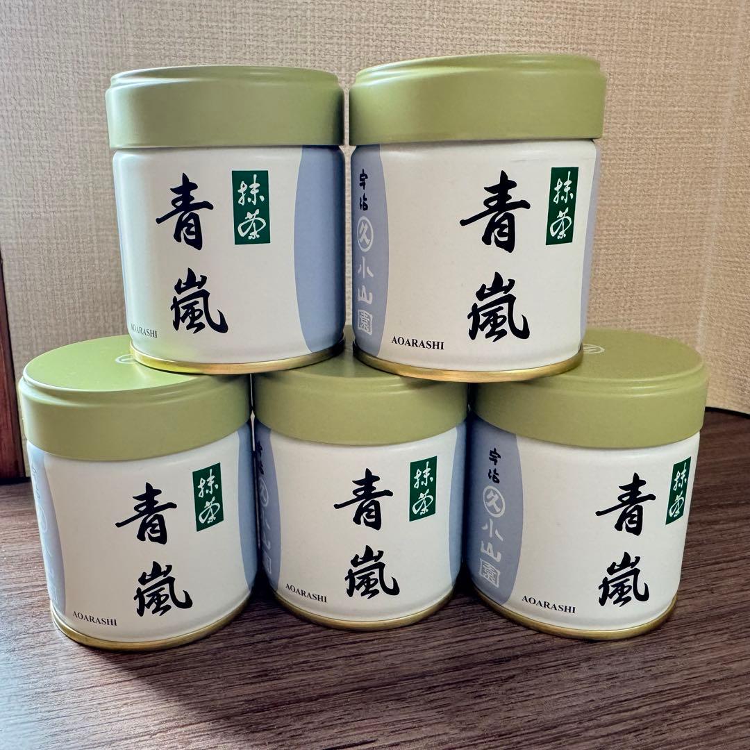 丸久小山園 抹茶 青嵐 40g x 5缶セット