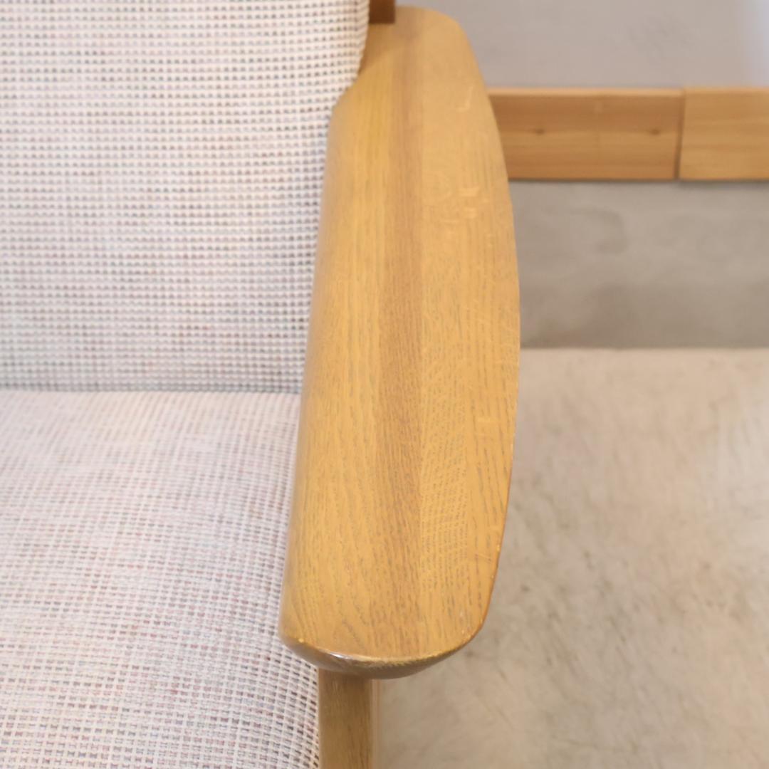 めり カリモク チターノ 1人掛けソファ Ｗ1310 シングルソファ