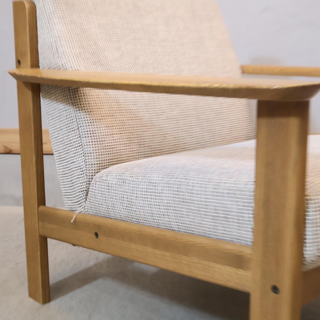 めり カリモク チターノ 1人掛けソファ Ｗ1310 シングルソファ