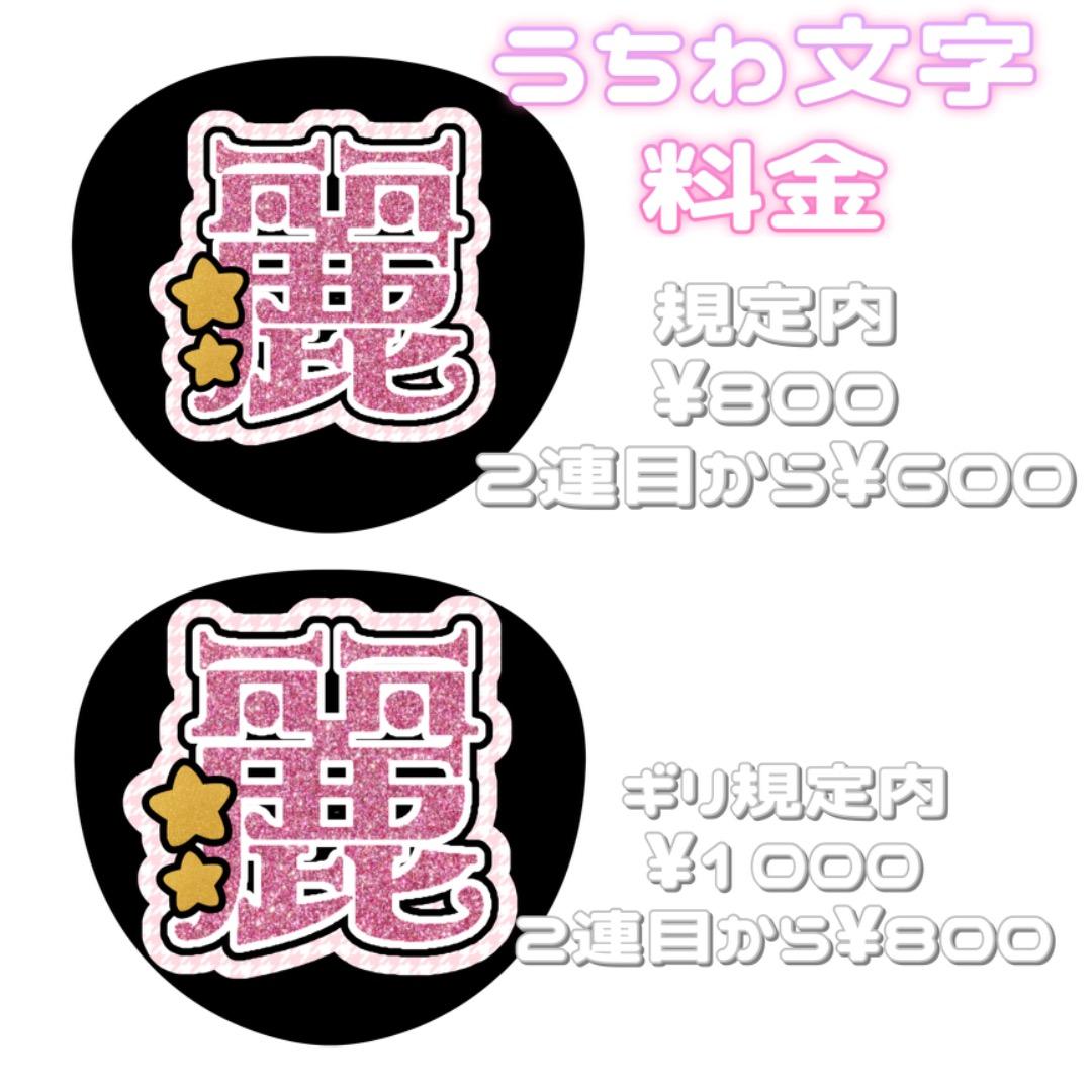 連結文字パネル 連結うちわ文字 オーダーページ