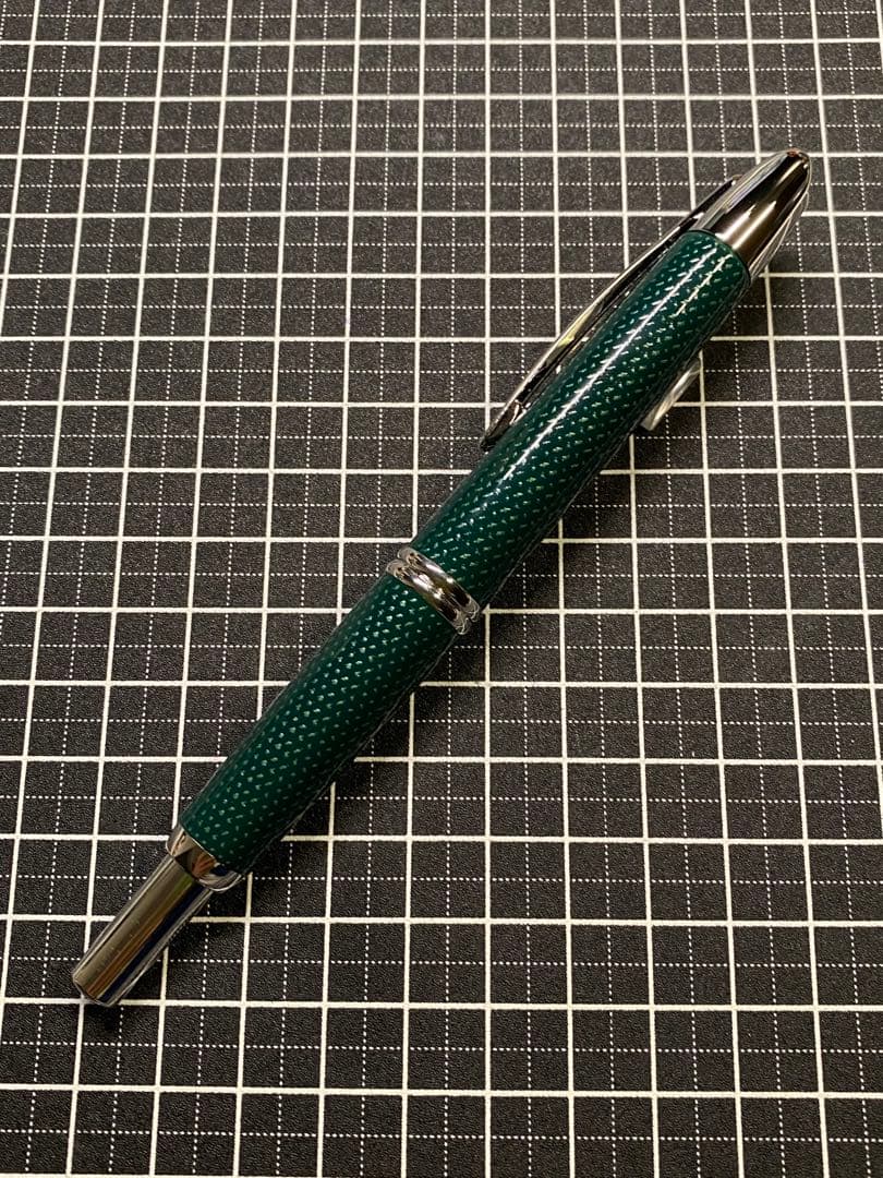 PILOT CAPLESS Kasuri 緑　万年筆　字幅 EF