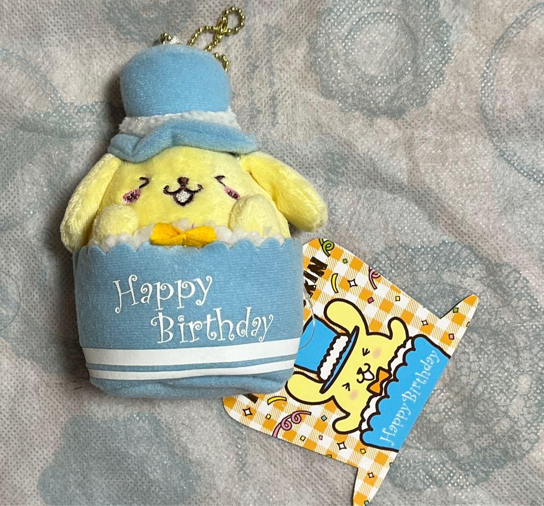 【新品・レア・タグ付き】ポムポムプリン　バースデー　マスコット　カップケーキ