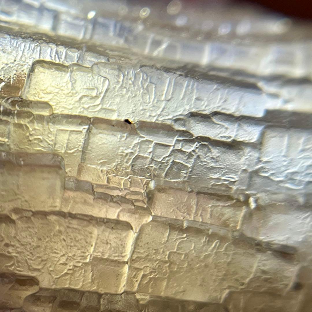 美品 フローライト ライトブルー 372.4ct 幾何学模様 蛍石 原石 鑑賞石