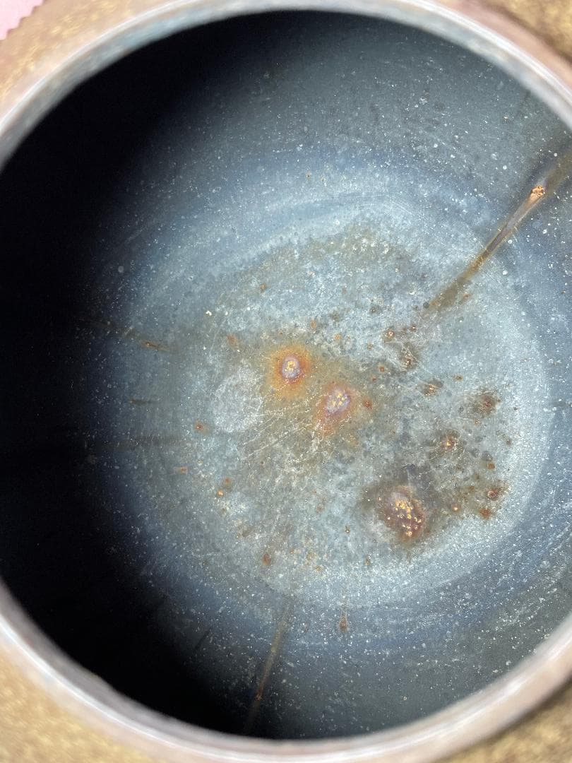 南部鉄瓶　南部鉄器　鉄瓶　湯沸かし　茶釜　南部三厳堂　ヴィンテージ