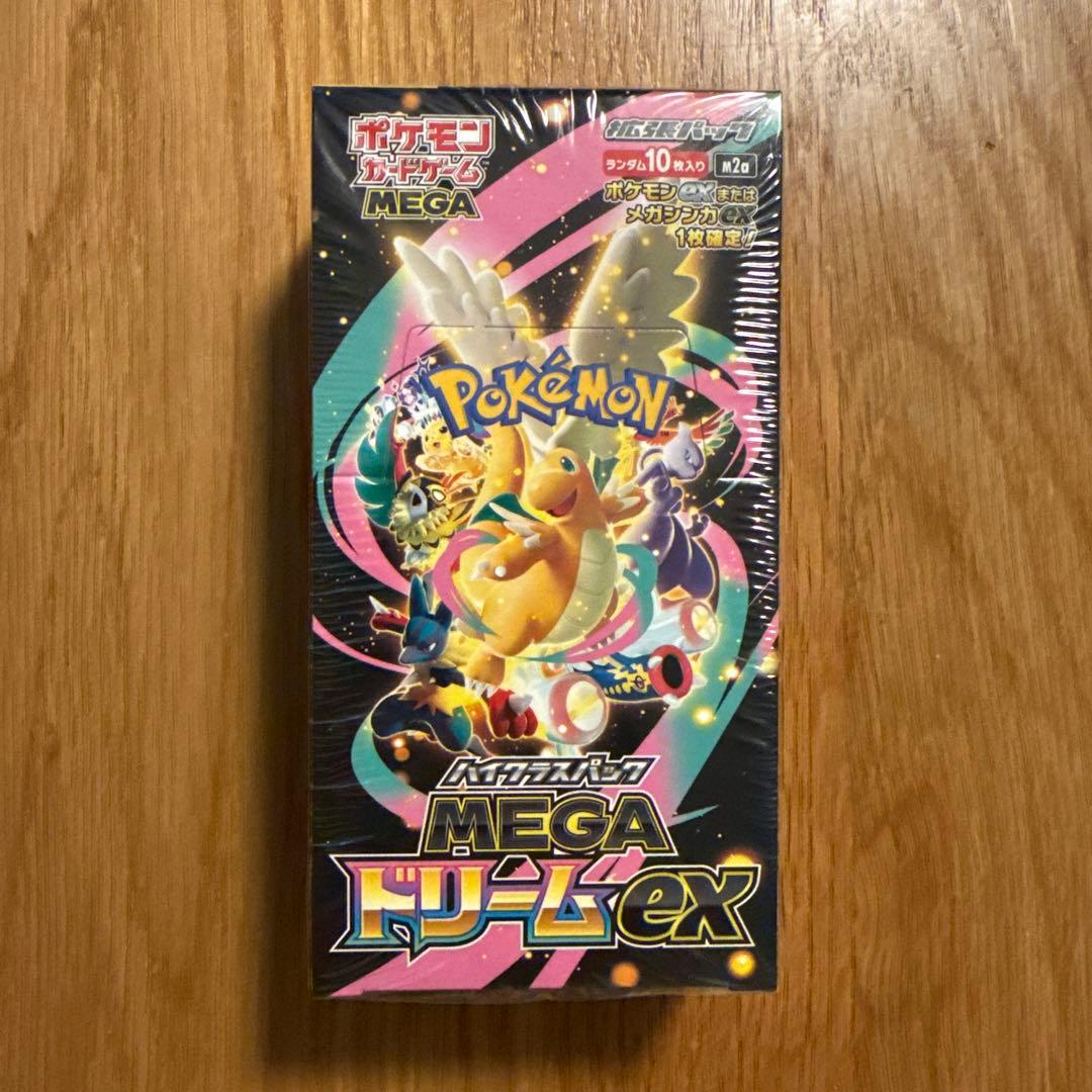 MEGAドリームex シュリンク付き1BOX ポケモンカード