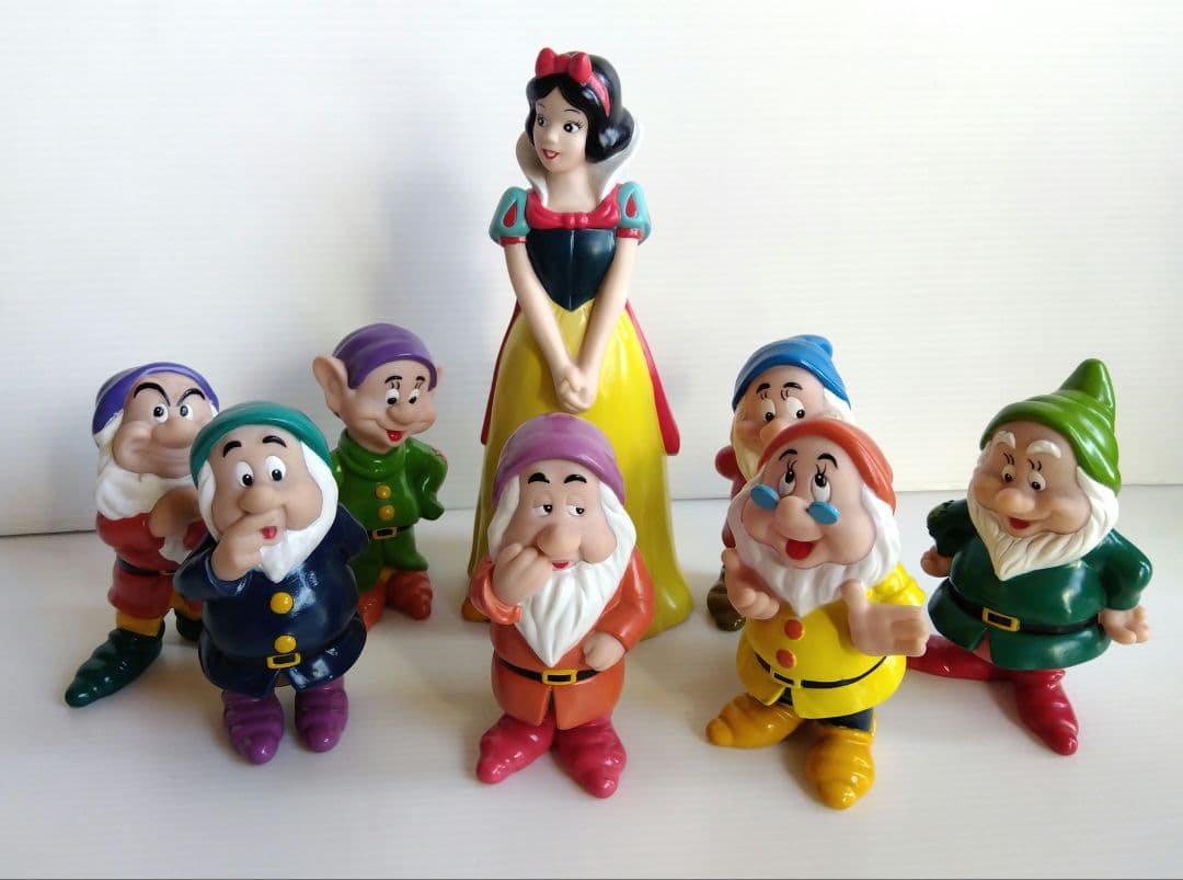 ヴィンテージ ディズニー 白雪姫 ソフビ フィギュアセット 東京ディズニーランド