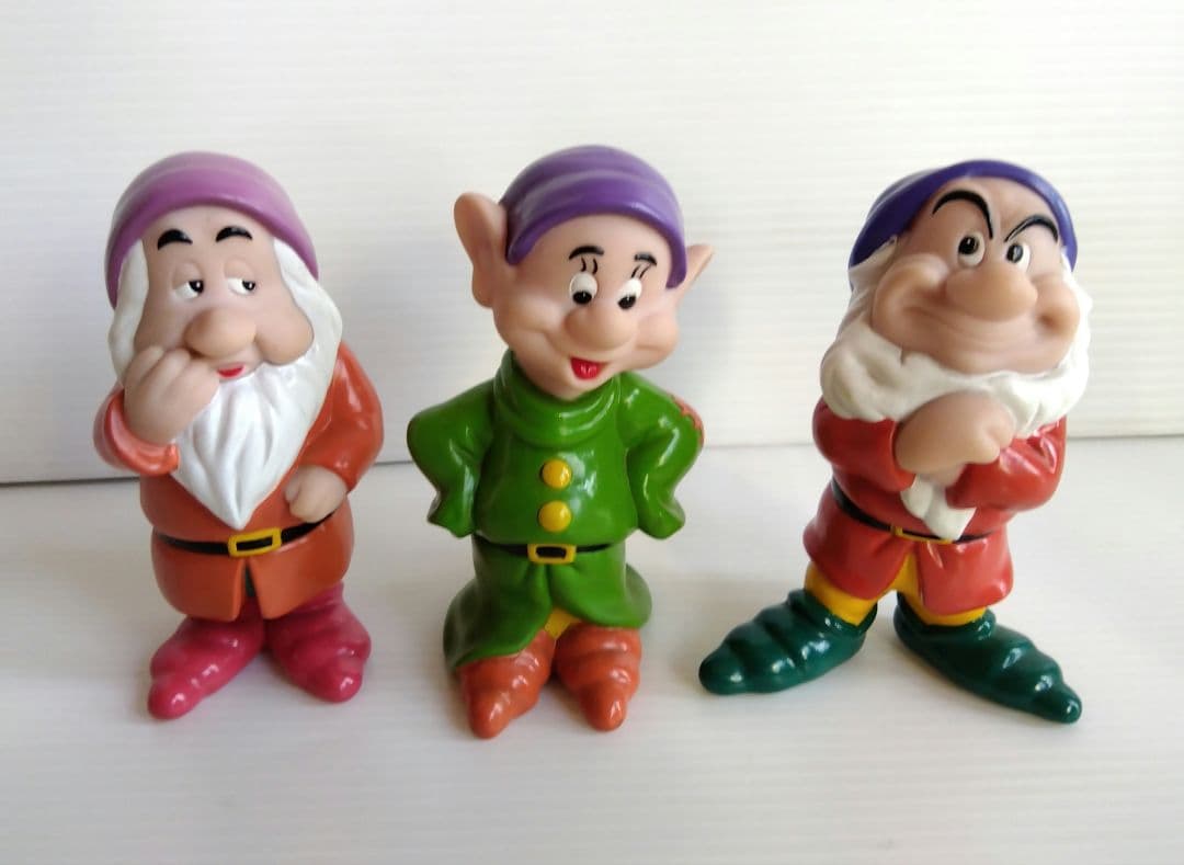 ヴィンテージ ディズニー 白雪姫 ソフビ フィギュアセット 東京ディズニーランド