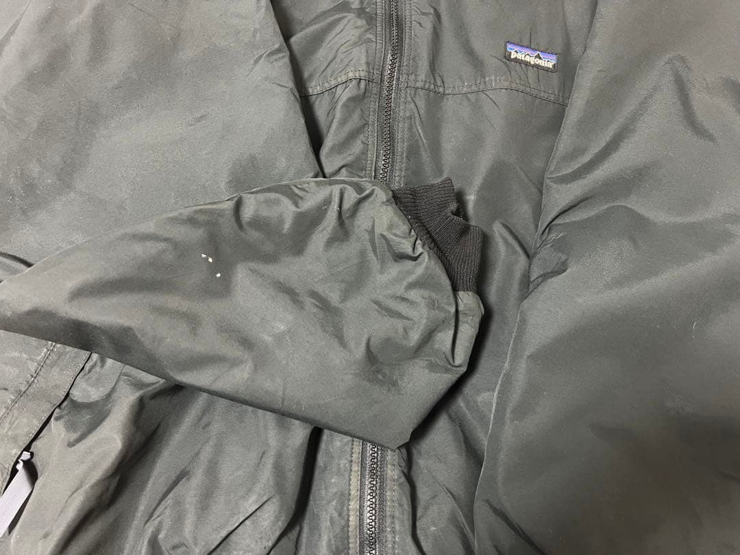 お*ゃ様 パタゴニア　シェルドシンチラジャケット 98年製 USA ブラック X