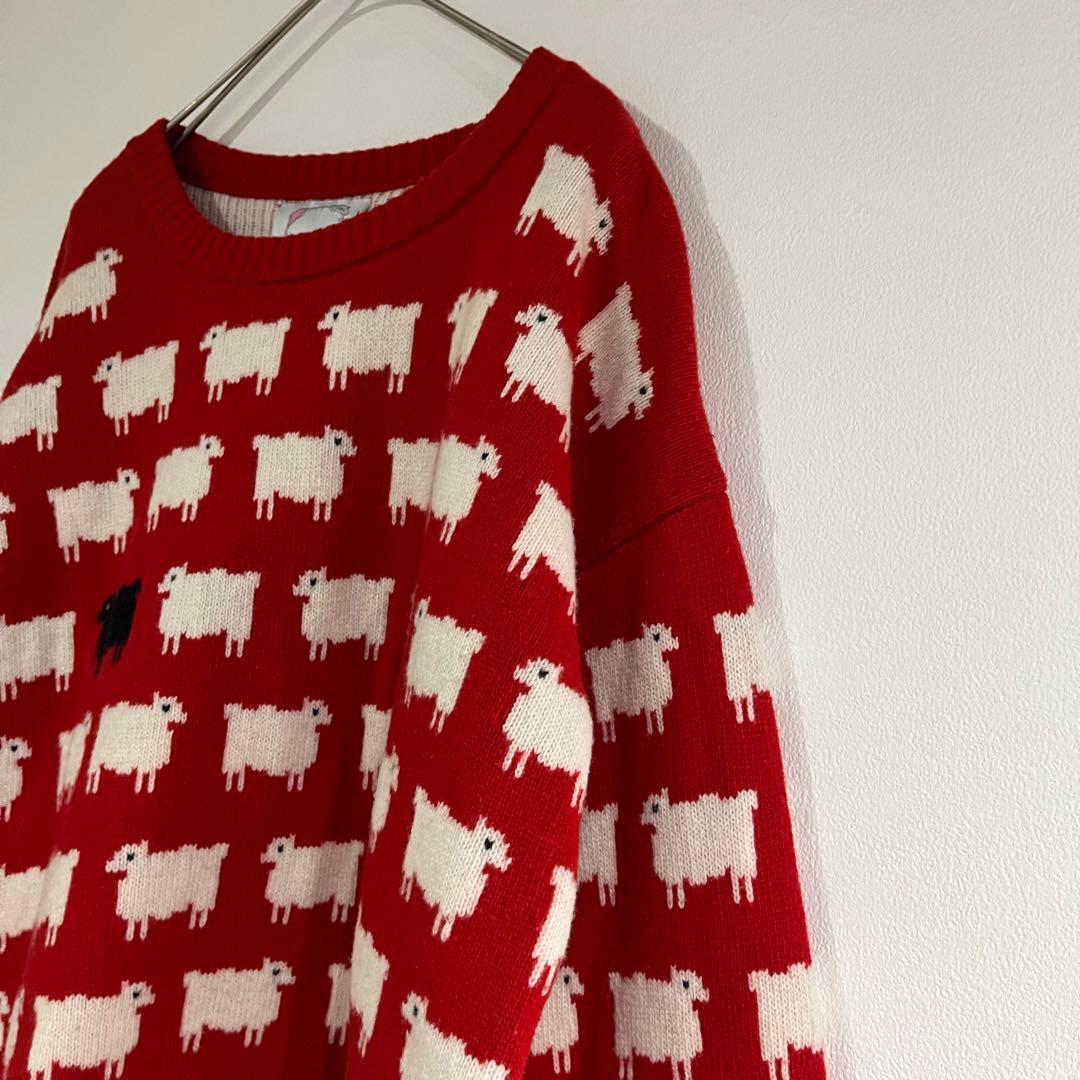 ヨーコ⭐︎Warm&Wonderful 羊ニット Wool100 XL