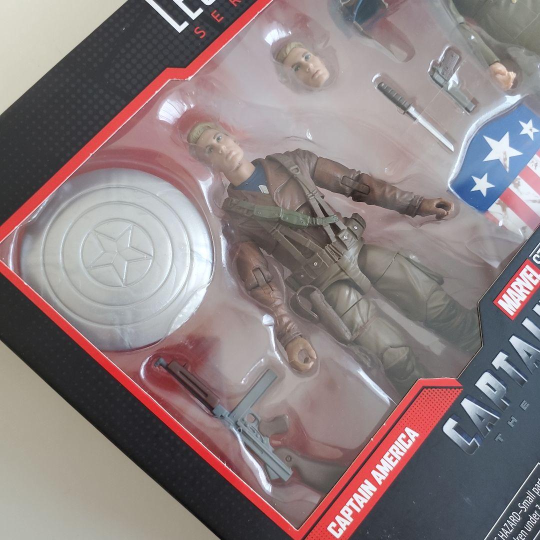 レア マーベル レジェンド キャプテンアメリカ ＆ ペギーカーター 6インチ