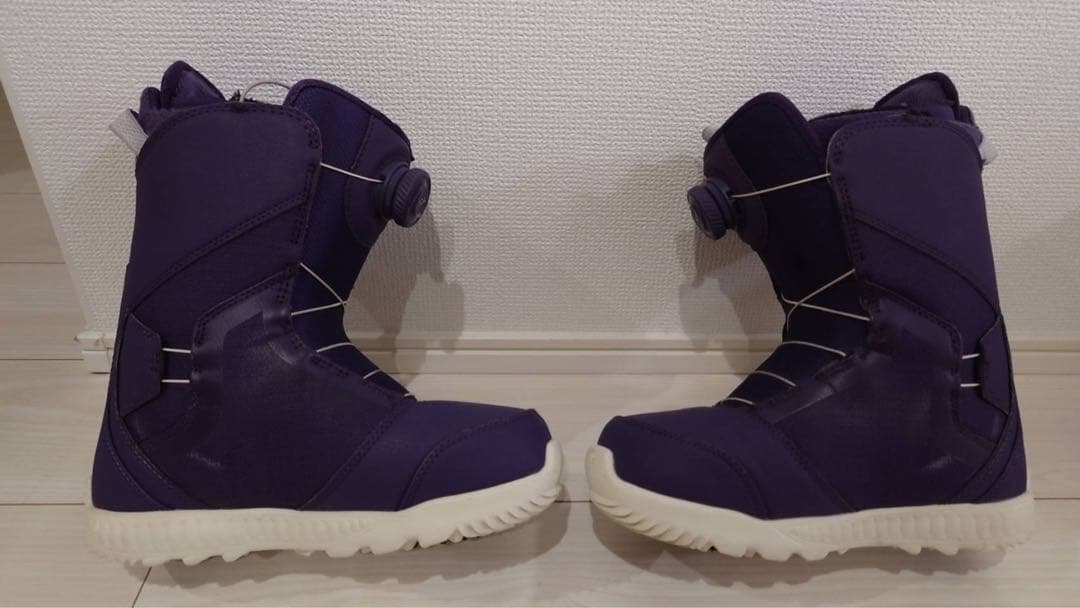 BURTON スノーボードブーツ FELIX ダブル BOA 22.5 キッズ可