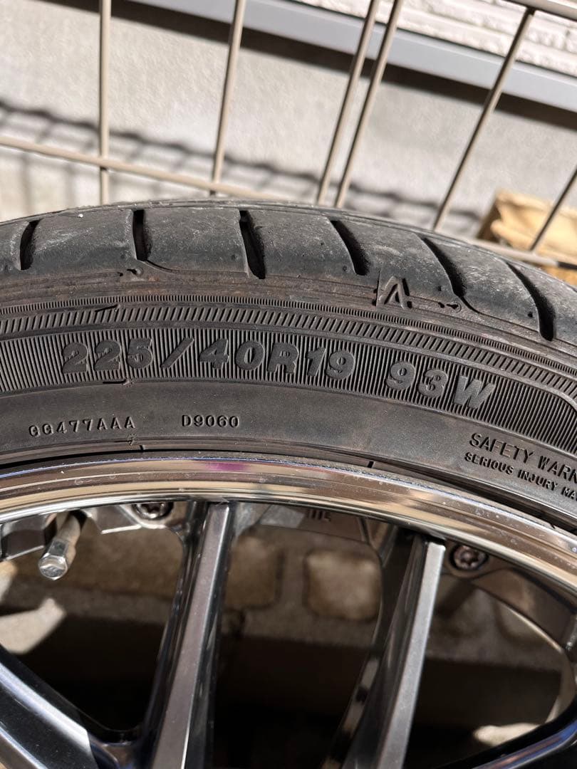 WORK ランベック LM7 19インチ ホイール GOODYEARタイヤ