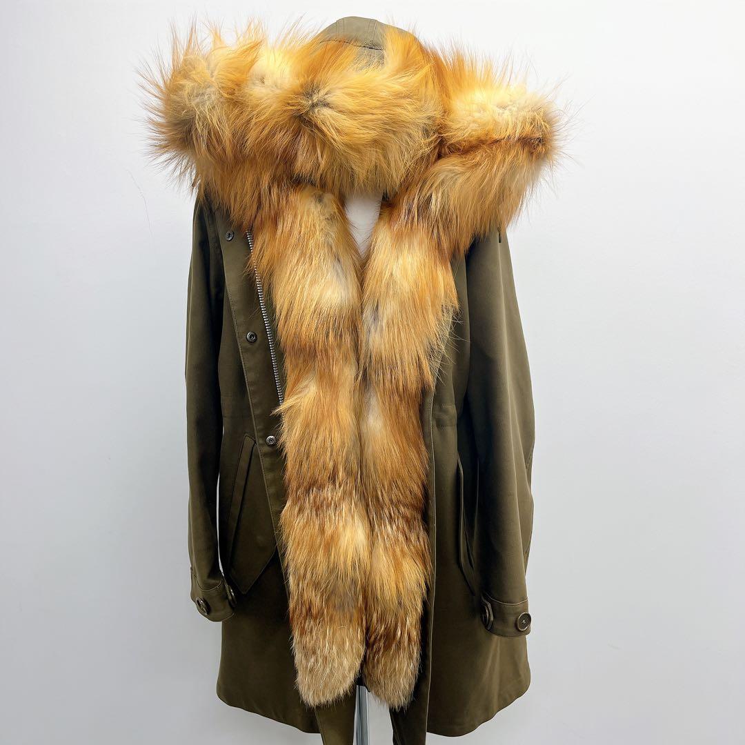 THE RERACS ファー付きモッズコート