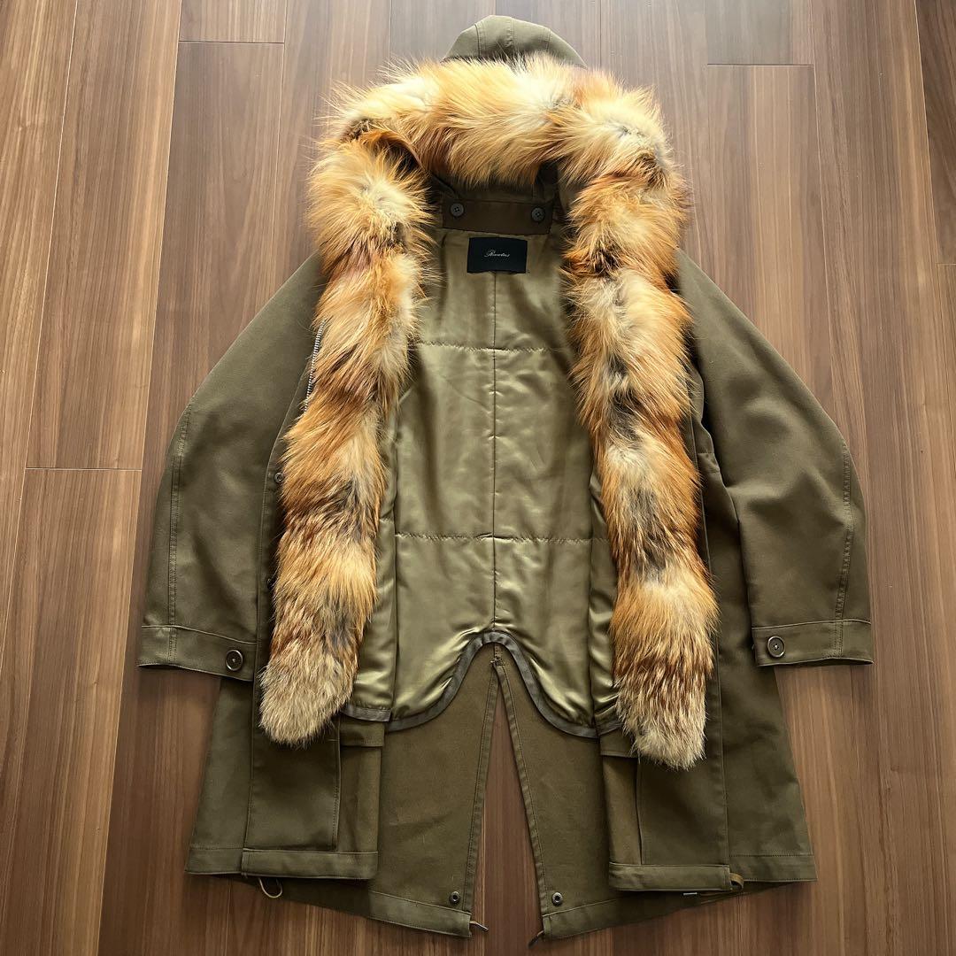 THE RERACS ファー付きモッズコート