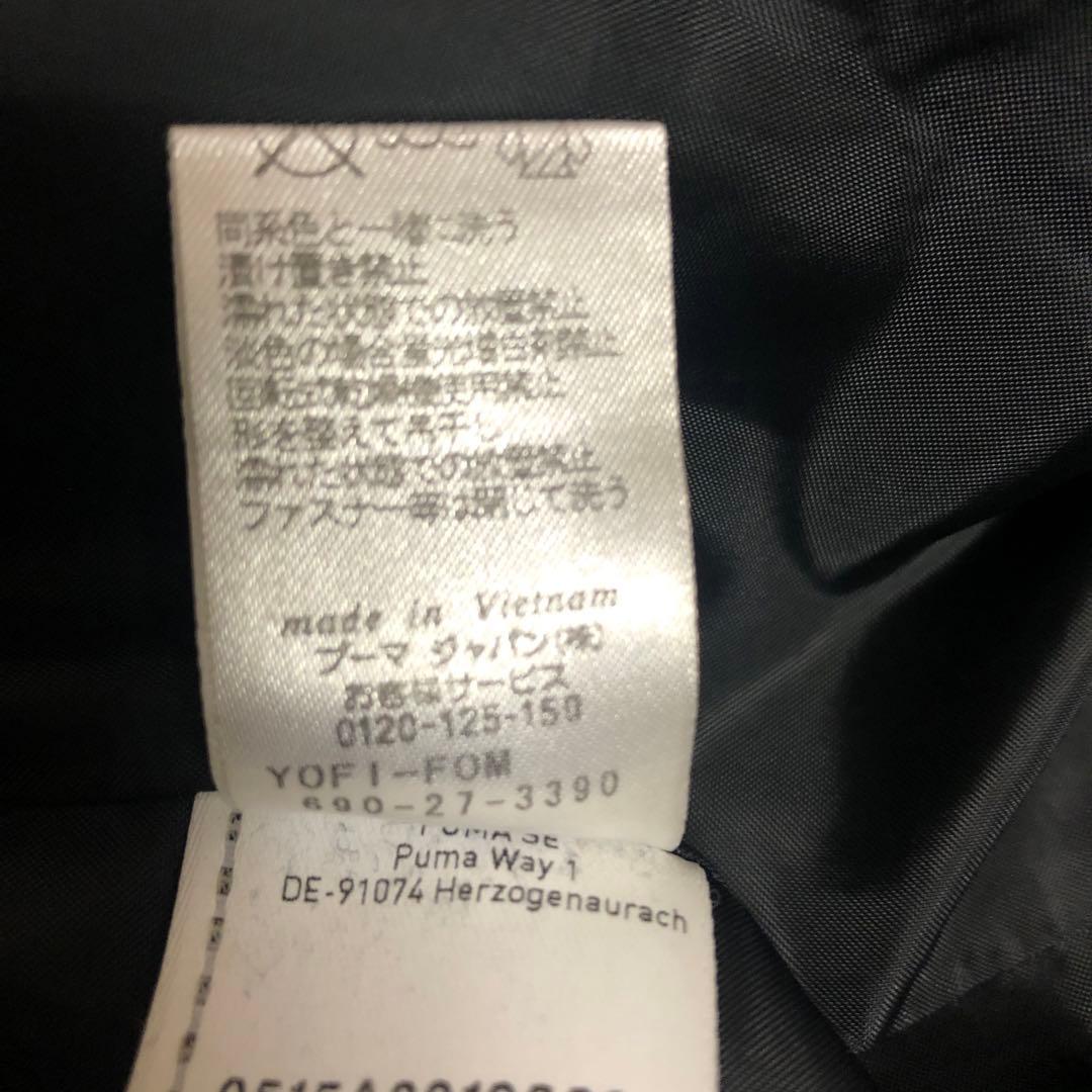 【PUMA・プーマ】 ロングベンチコート　メンズMサイズ　ダークグレー　中古品