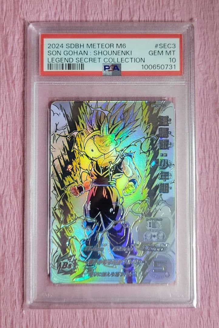 PSA10 連番 ドラゴンボールヒーローズ 孫悟飯 UM12-SEC3+LC