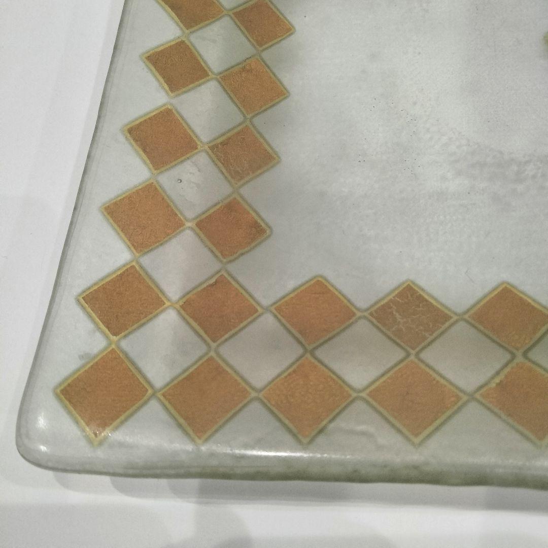 M251 由水常雄 1984年個展出品 模正倉院ガラス器 ゴールドサンドイッチ