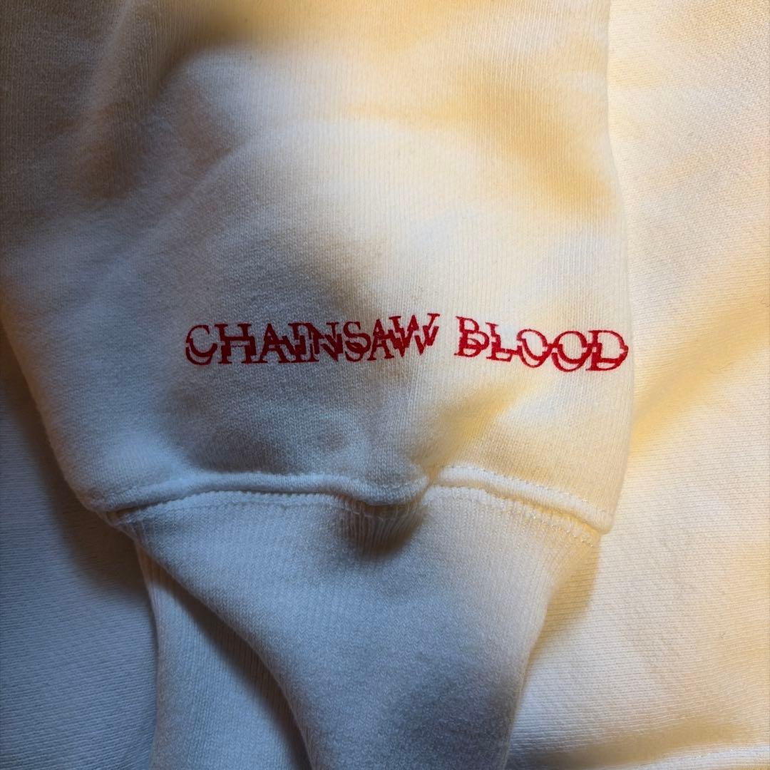 空*様 vaundy chain saw blood スウェット ホワイト