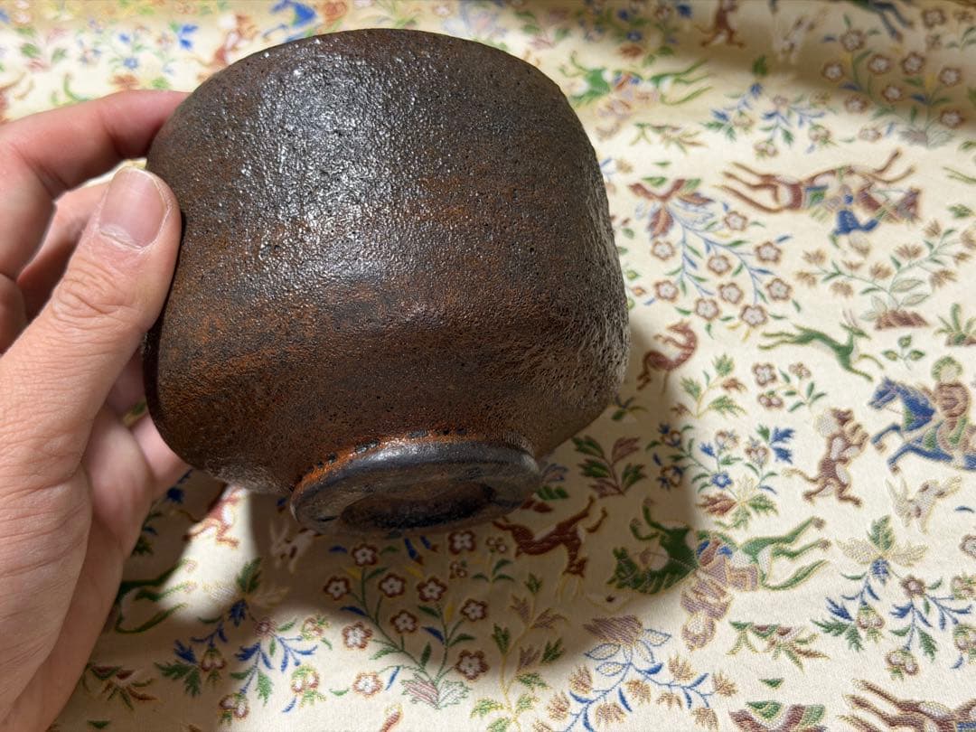 杉本貞光 最上位作 禿黒茶碗 寺垣内窯