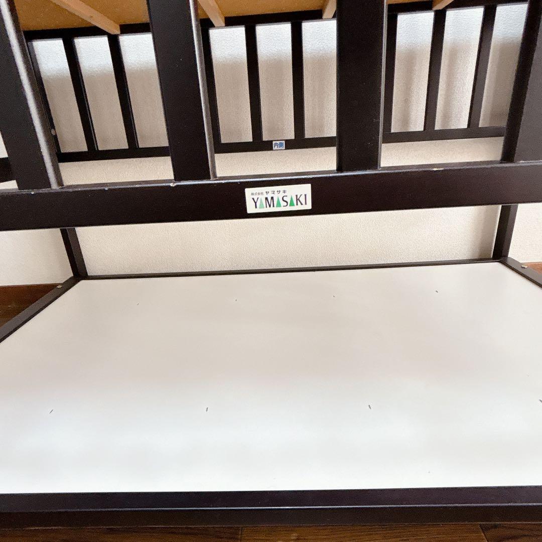 こんにゃく！ヤマサキ　ハイタイプ　ベビーベッド　ツーオープン　日本製