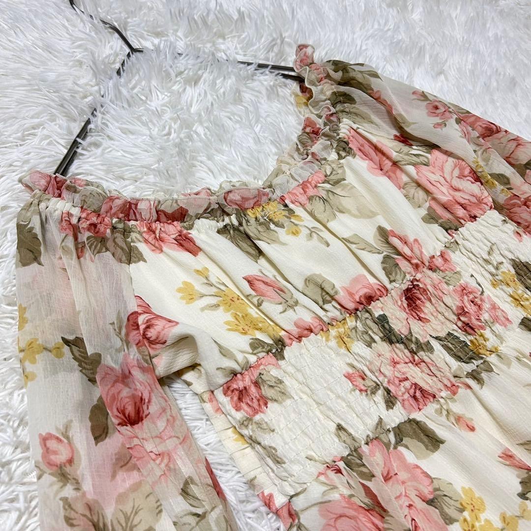 ♥LIZLISA♥ リズリサ ワンピース Y2K 花柄 姫ギャル バレエコア