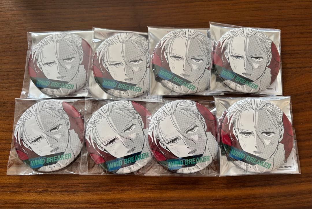 wind breaker ウィンブレ 梅宮一 ブラインド 缶バッジ 8点セット