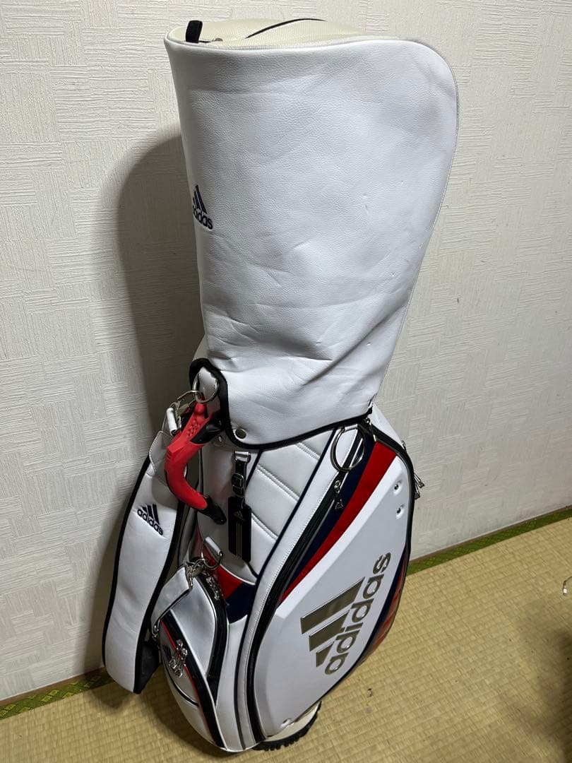 稀少品！ アディダス　adidas キャディーバック　９型　フードカバー付属