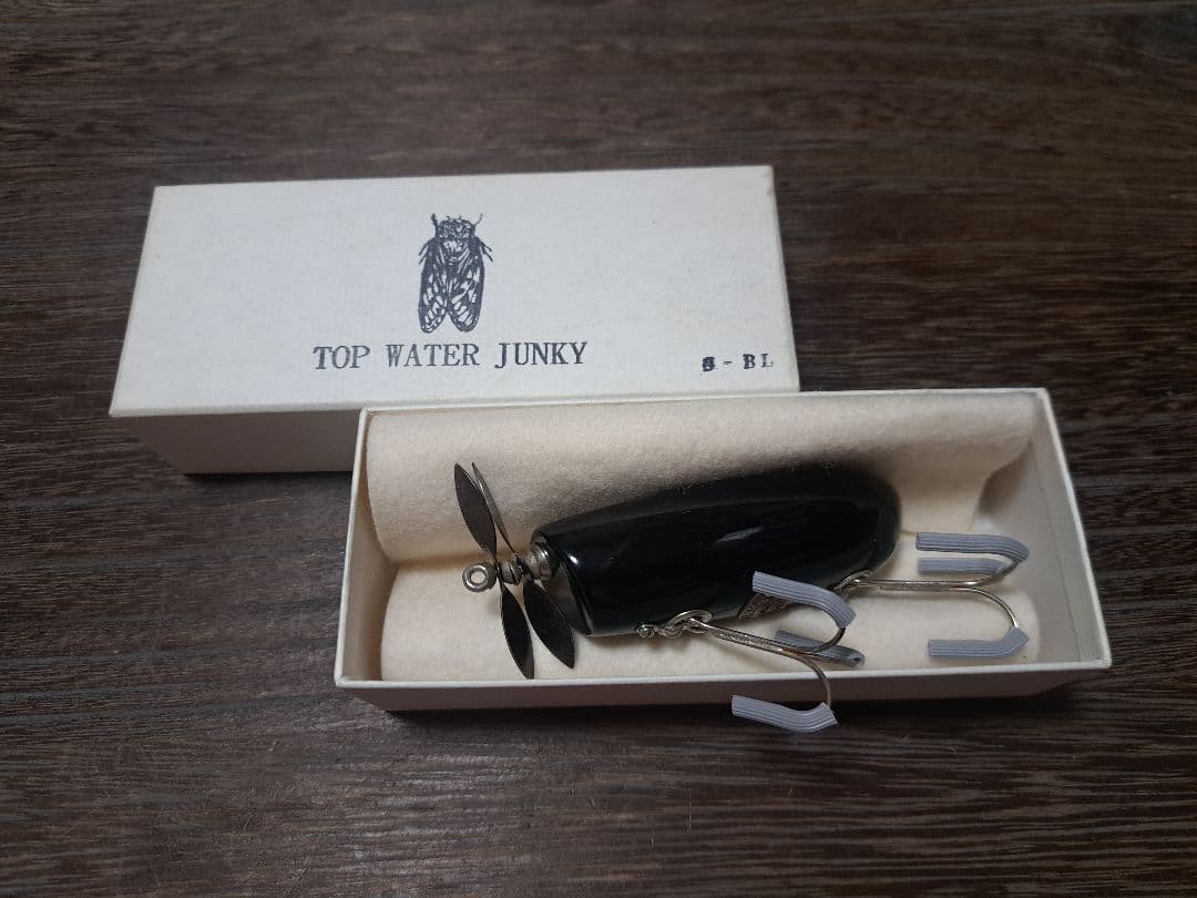 レア　漆塗り　トップウォータージャンキー　ミルヘッドターキー　KURO　黒