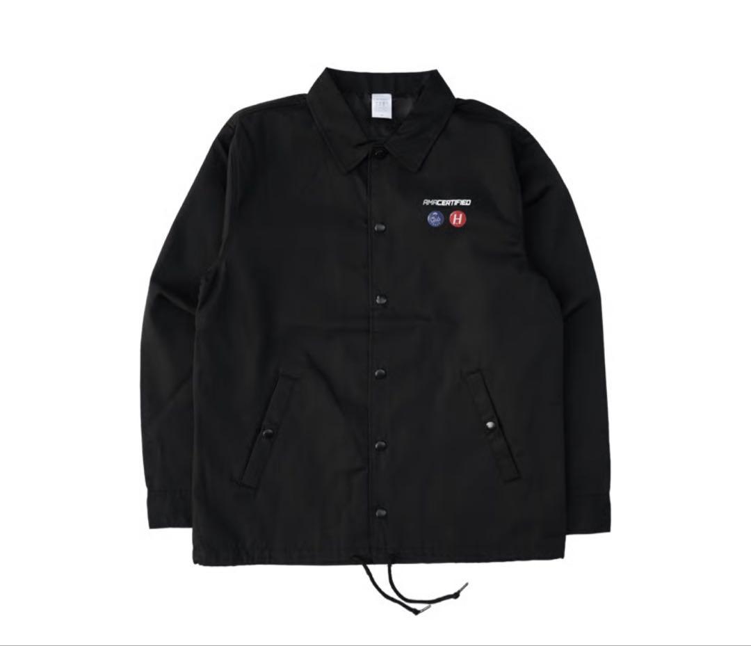 CLUBHAUS × HASEGAWA CoachJKT - Navy Logo