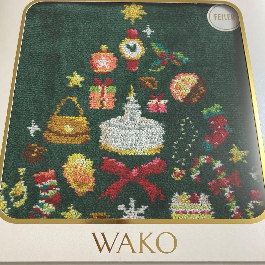 【新品・未使用】和光　フェイラー「WAKO TREE」 ブラック&グリーン