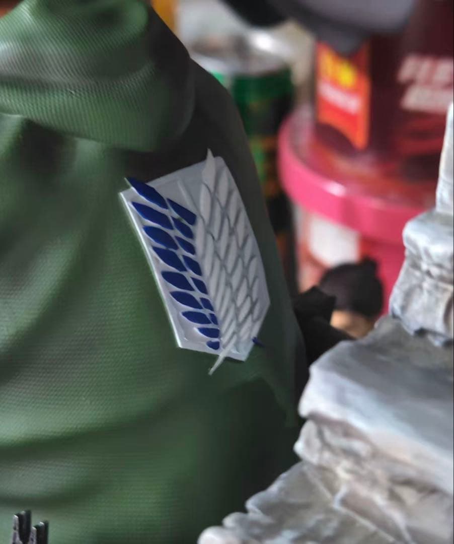 進撃の巨人 ② リヴァイ+ エルヴィン ガレージキット ガレキ スタチュー