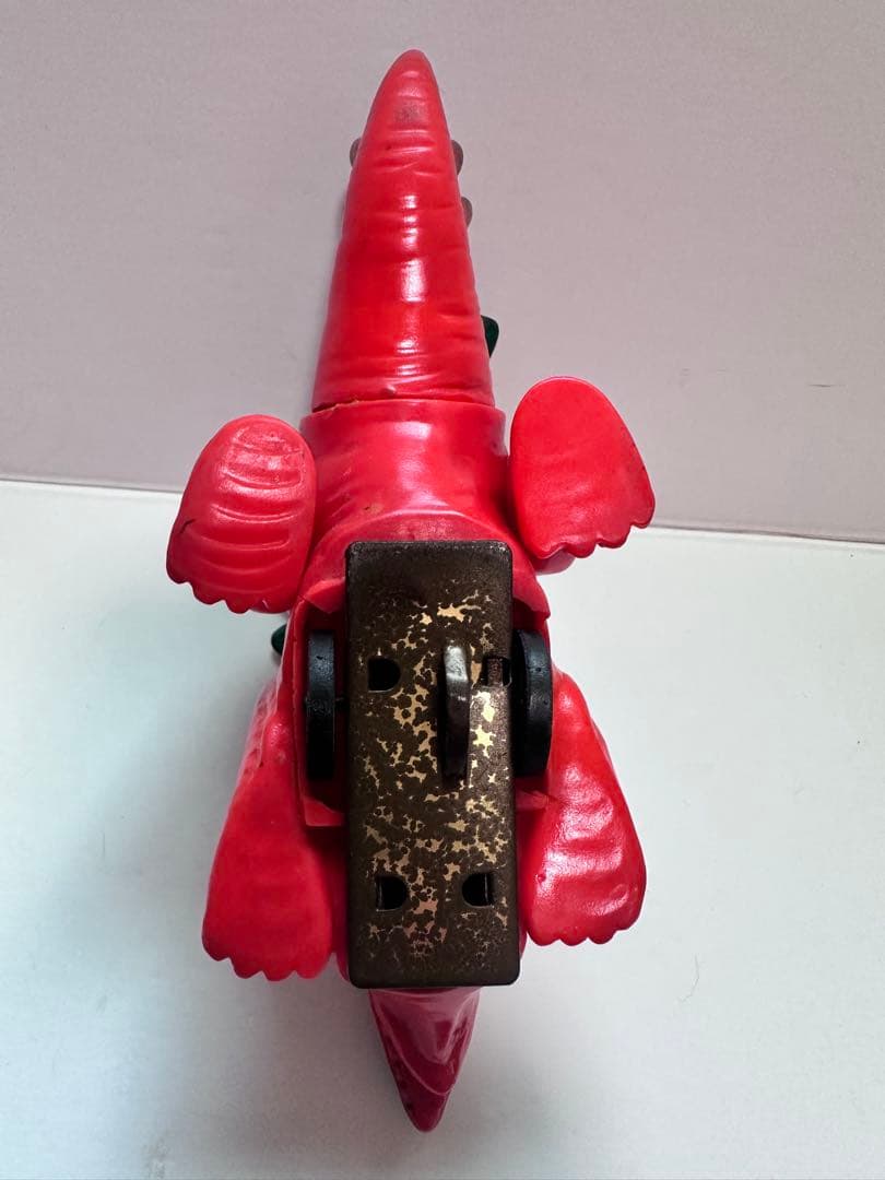 昭和当時物　発火恐竜 すてござうるす フリクショントイ ソフビ