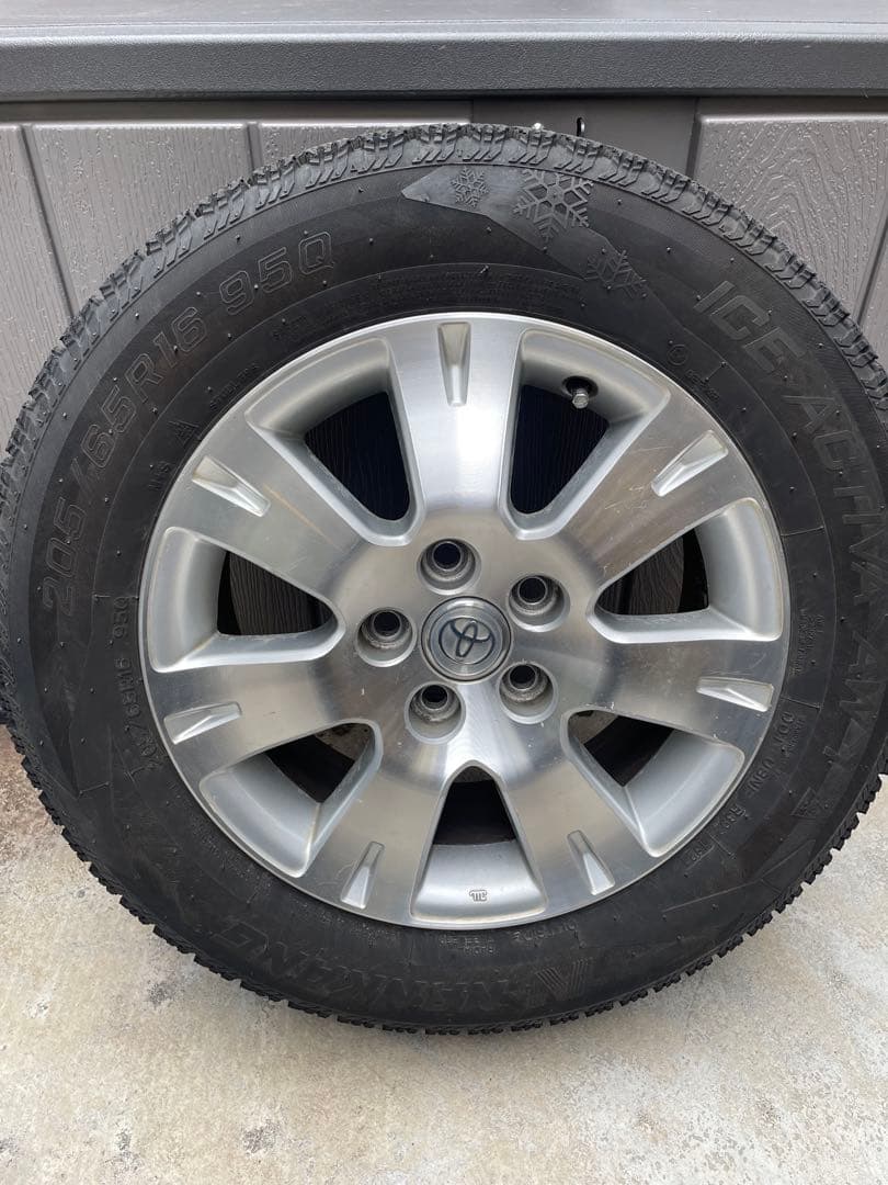 配送のみ☆ アルファード10純正ホイール16インチ　タイヤ付き　4本