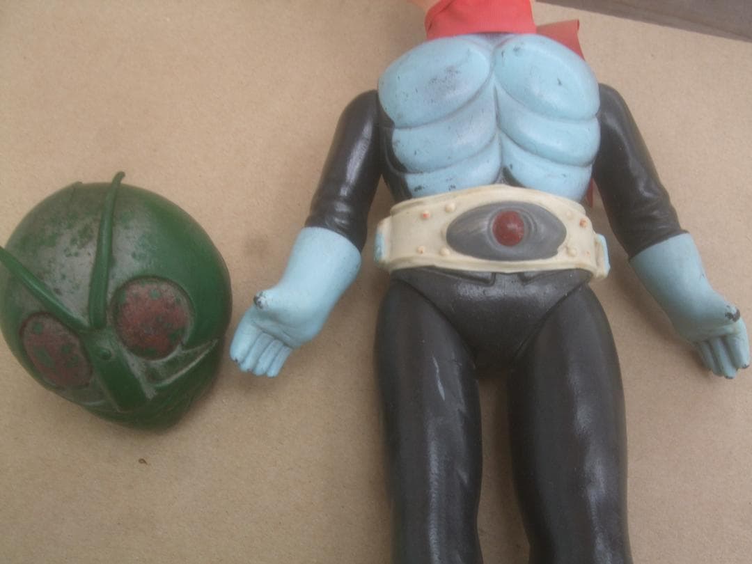 旧 バンダイ★ 仮面ライダー 1号★ 面取れ ★スタンダードサイズ